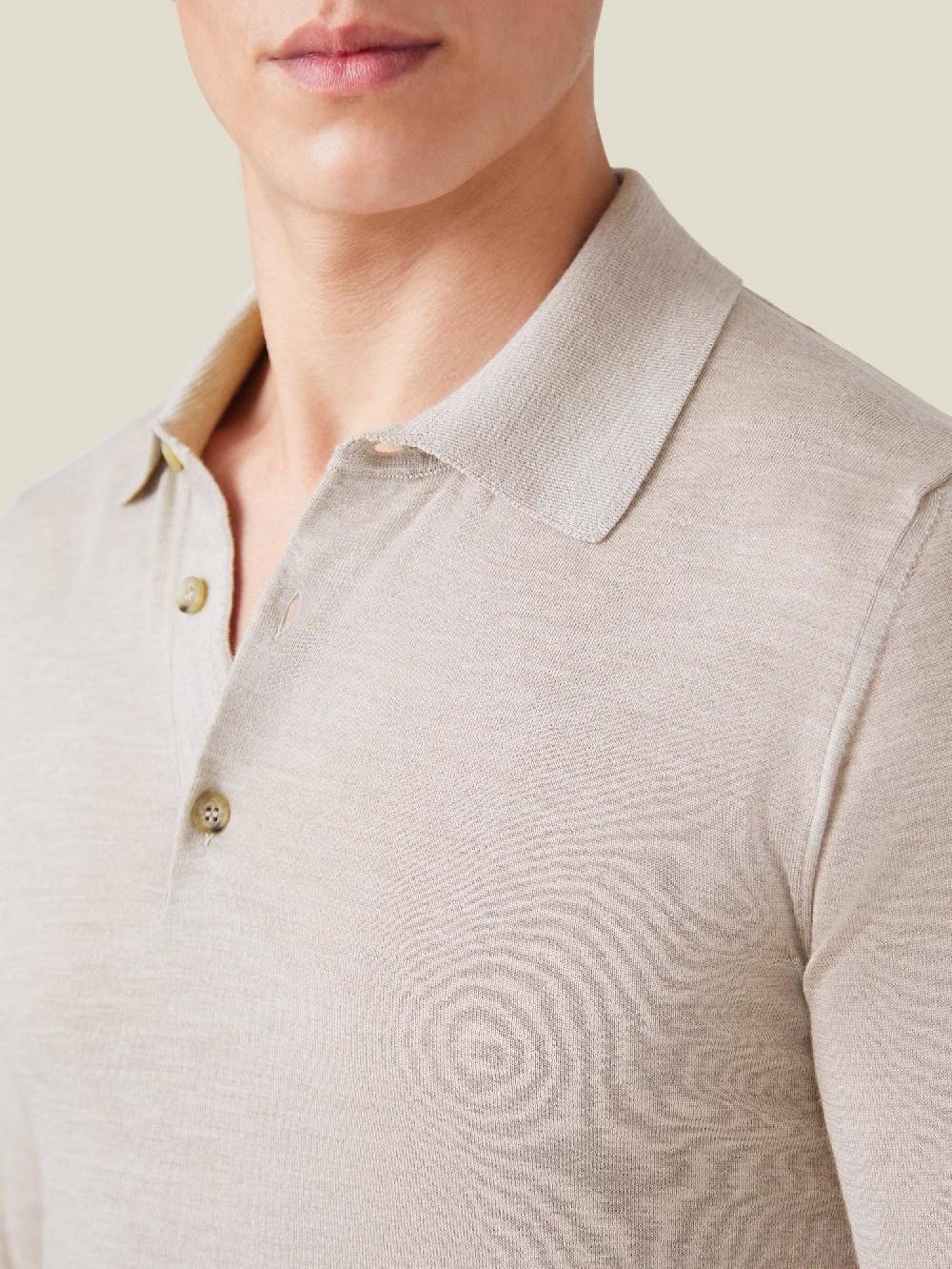 Luca Faloni Knitted PoloSeta-Cashmere Affare Del Giorno
