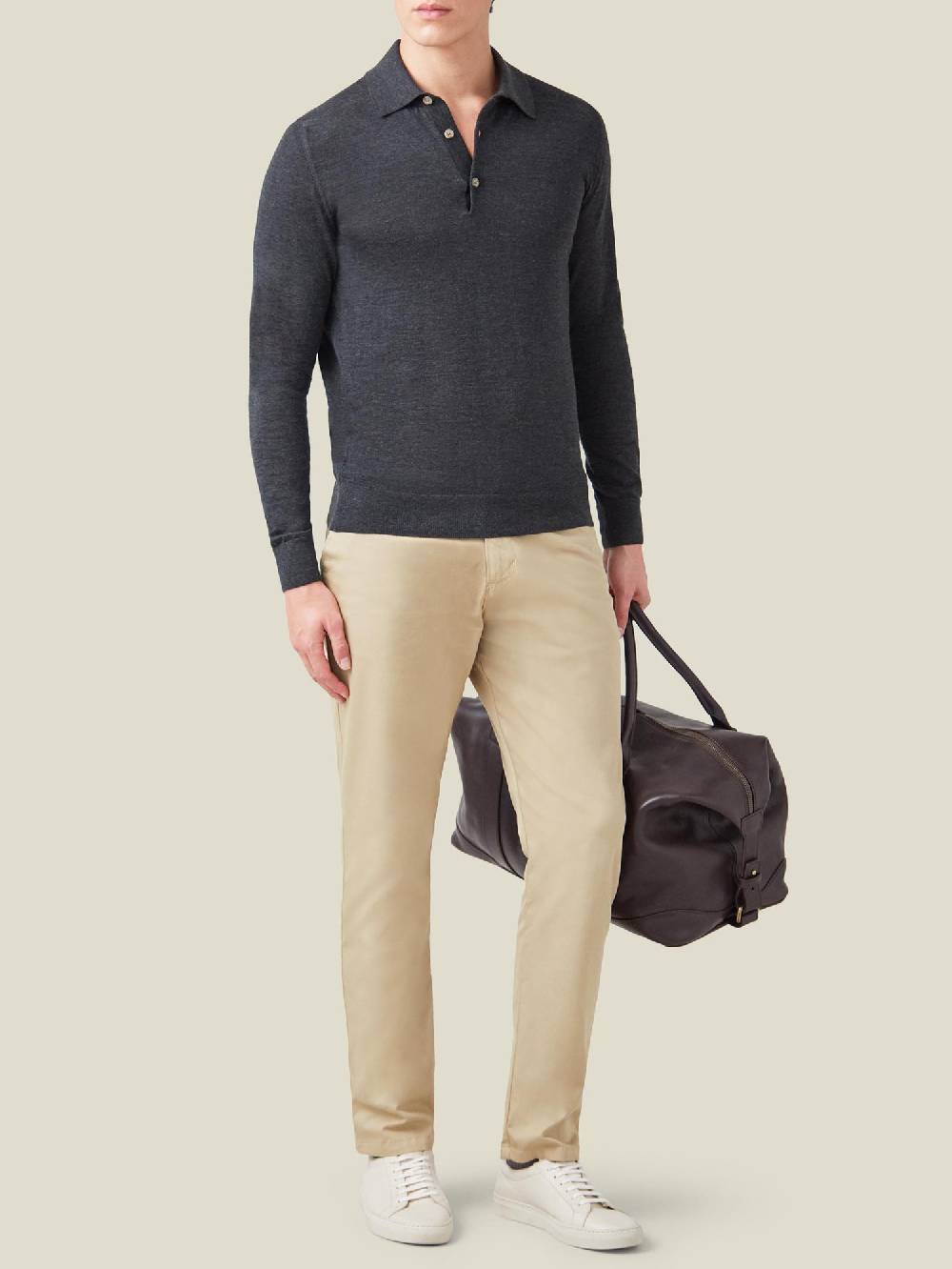 Luca Faloni Knitted PoloSeta-Cashmere Novità