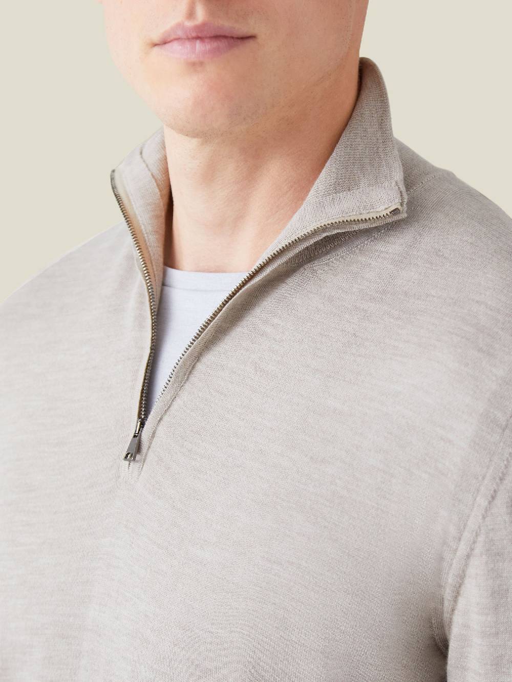 Luca Faloni Maglia con collo mezza zipSeta-Cashmere I Più Venduti