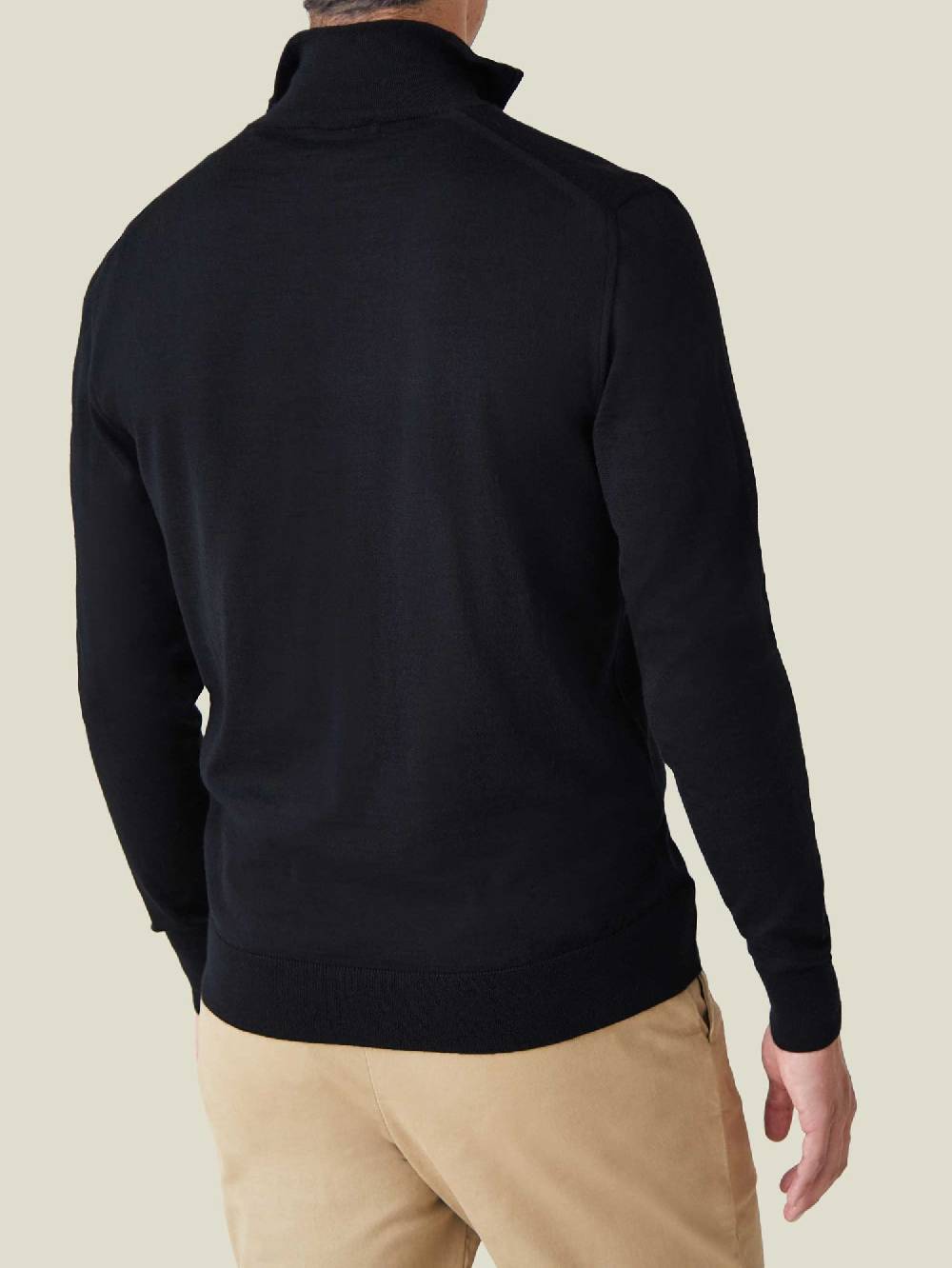 Luca Faloni Maglia con collo mezza zipSeta-Cashmere Vendite Flash