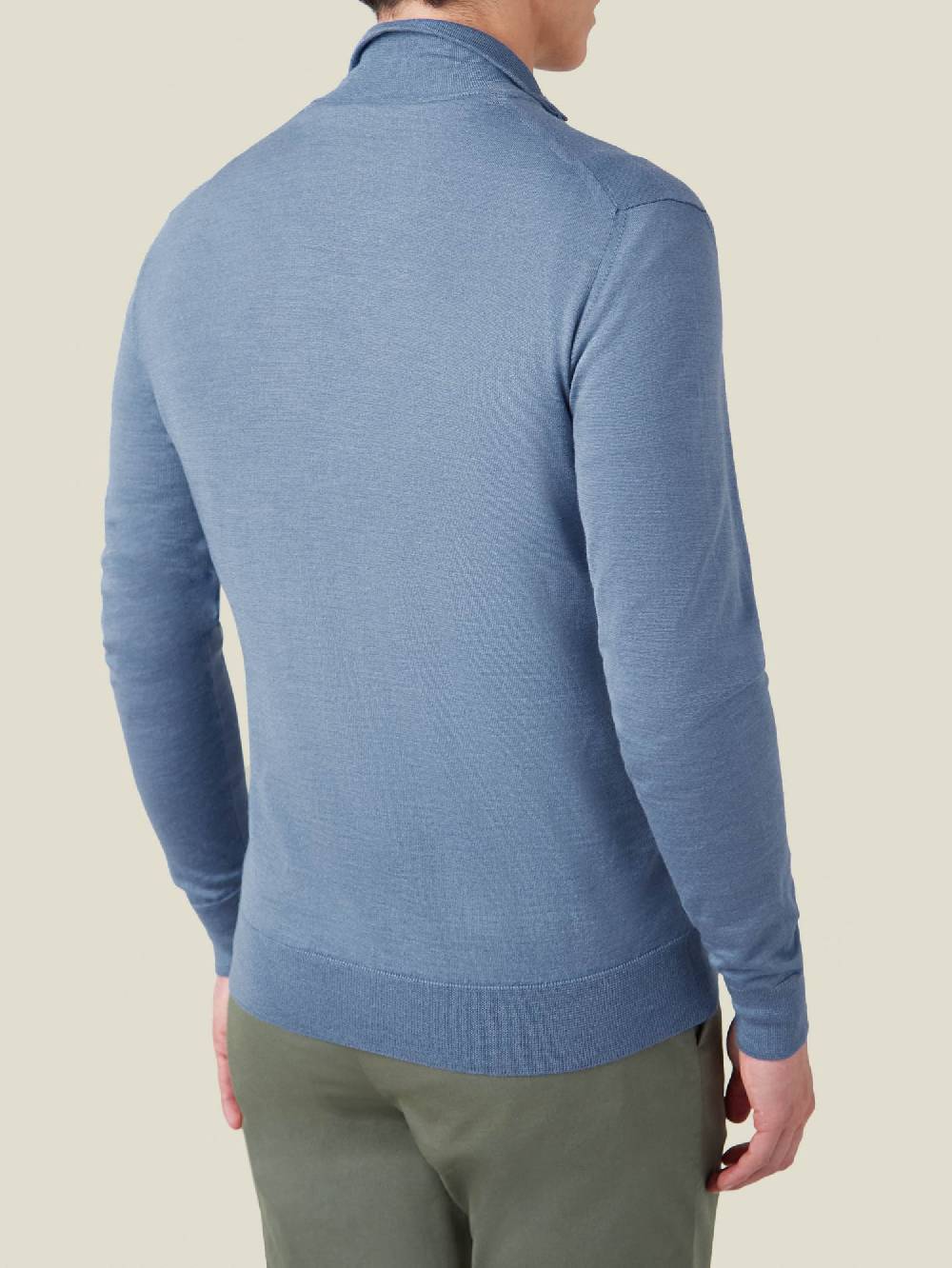 Luca Faloni Maglia con collo mezza zipSeta-Cashmere Negozio