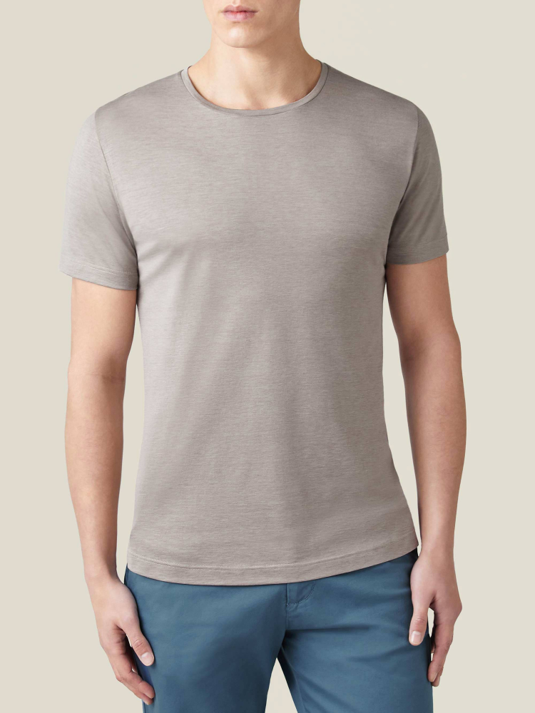 Luca Faloni T-ShirtSeta Cotone