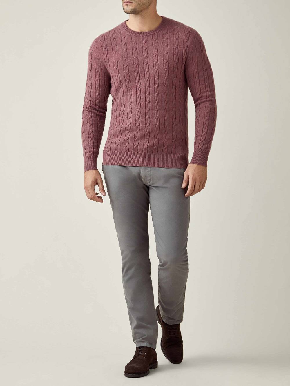 Luca Faloni Maglia a treccecashmere a 2 fili Acquista Ora