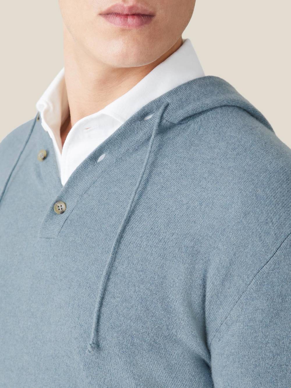 Luca Faloni Felpa con cappucciocashmere a 2 fili Fino Al -60%
