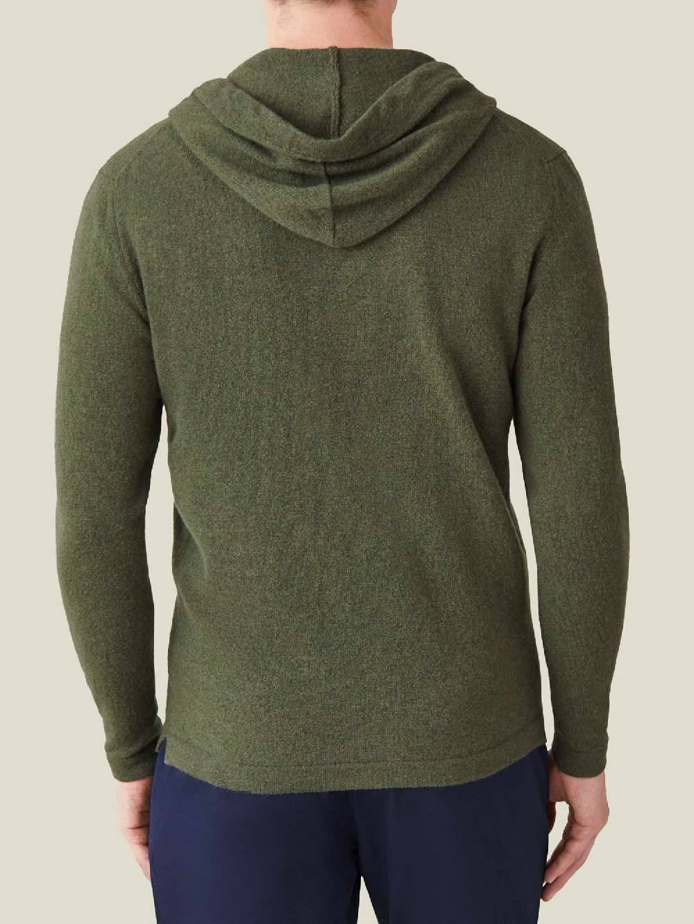 Luca Faloni Felpa con cappuccio e zipcashmere a 2 fili Shopping Online