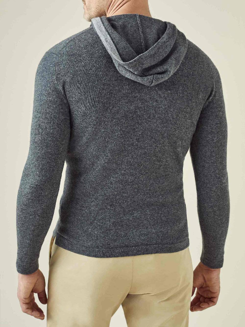 Luca Faloni Felpa con cappucciocashmere a 2 fili Affare Del Giorno