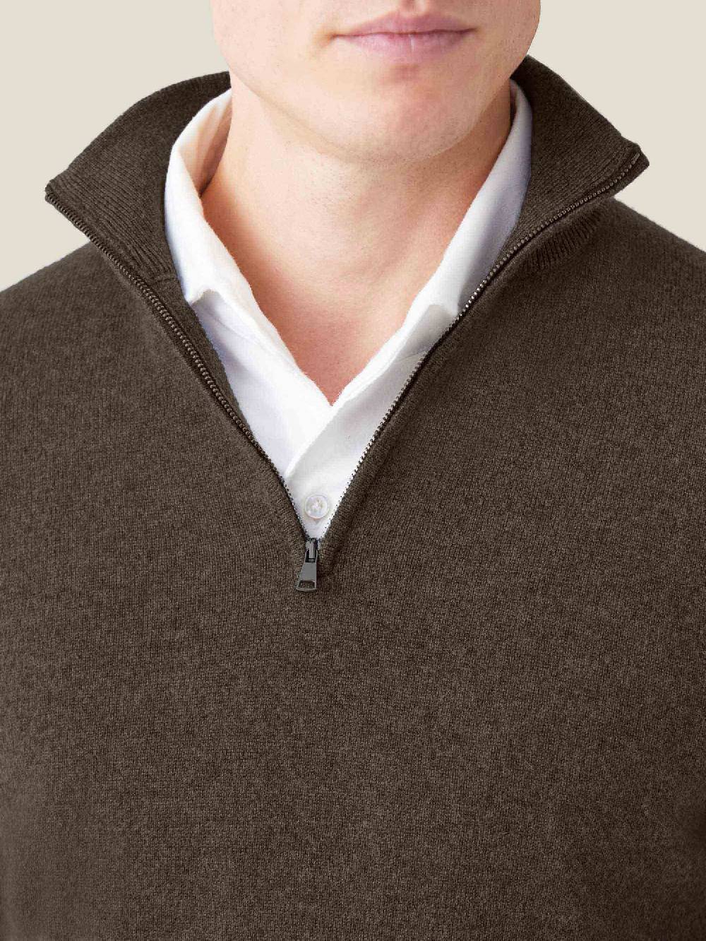 Luca Faloni Zip-up2-Ply Cashmere Offerte