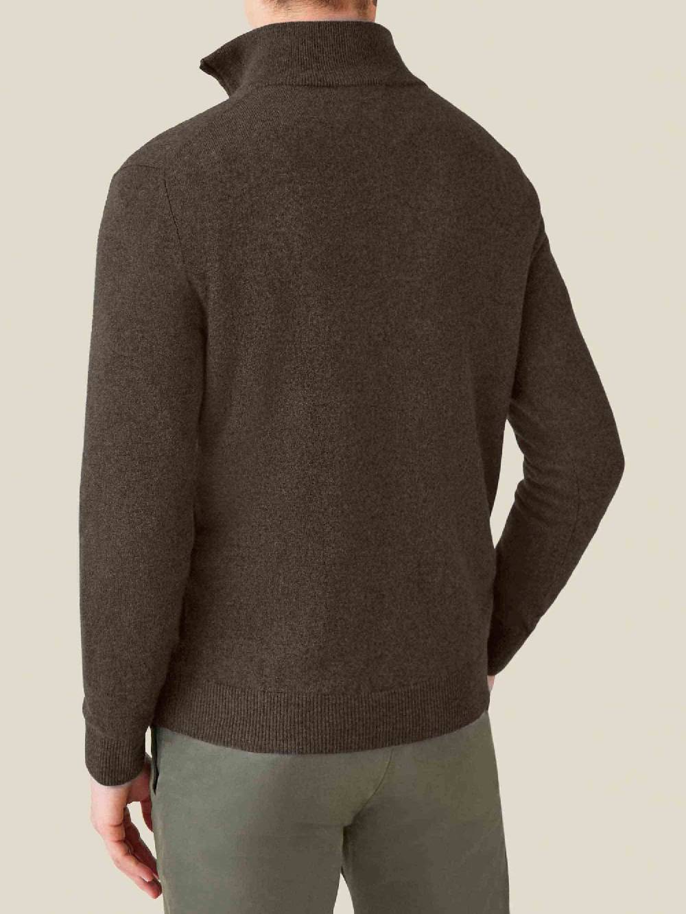 Luca Faloni Zip-up2-Ply Cashmere Offerte