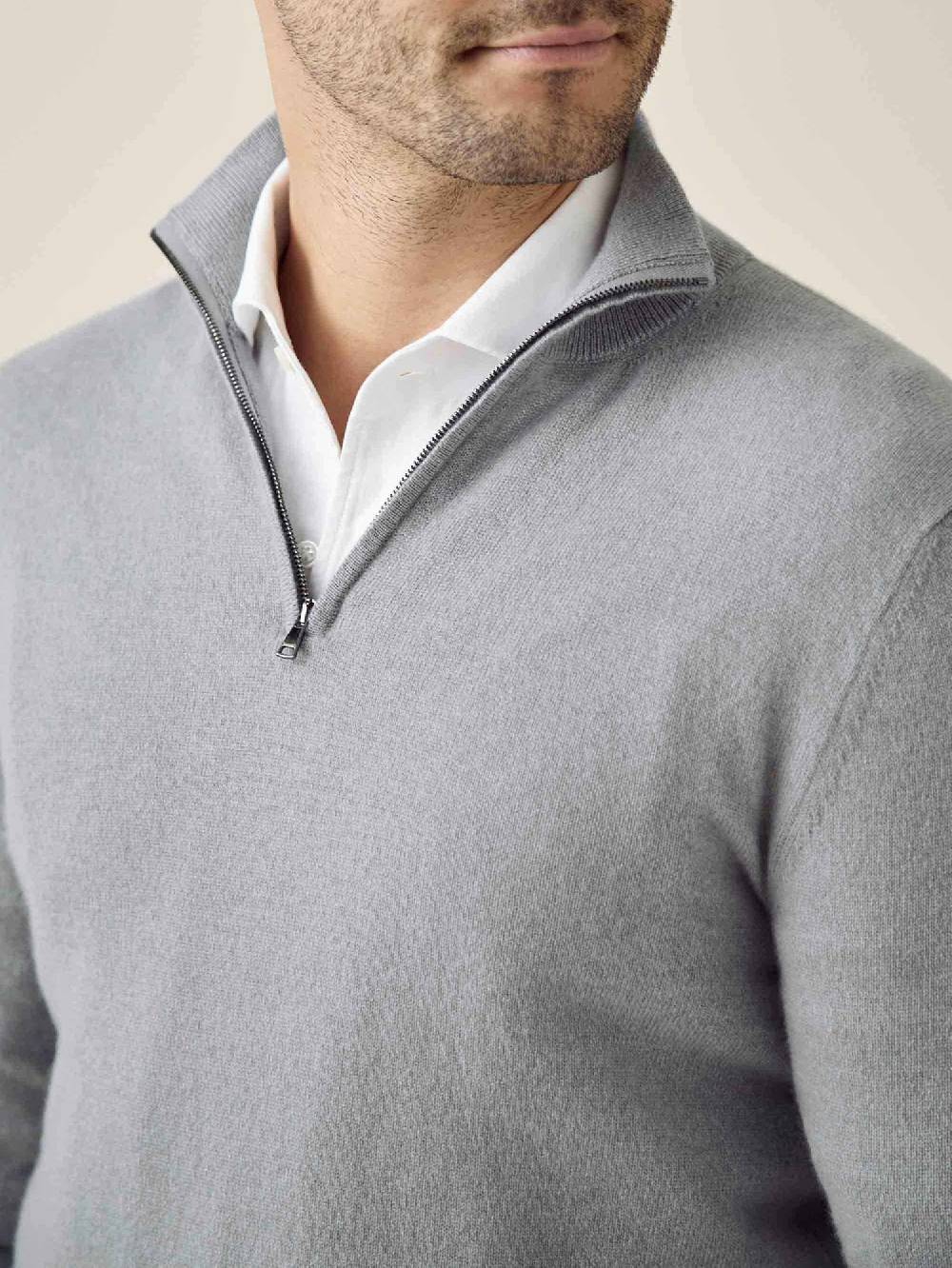 Luca Faloni Mezzocollo con Zipcashmere a 2 fili Vendita Calda