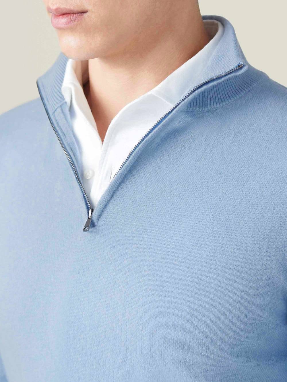 Luca Faloni Mezzocollo con Zipcashmere a 2 fili Vendita Economica