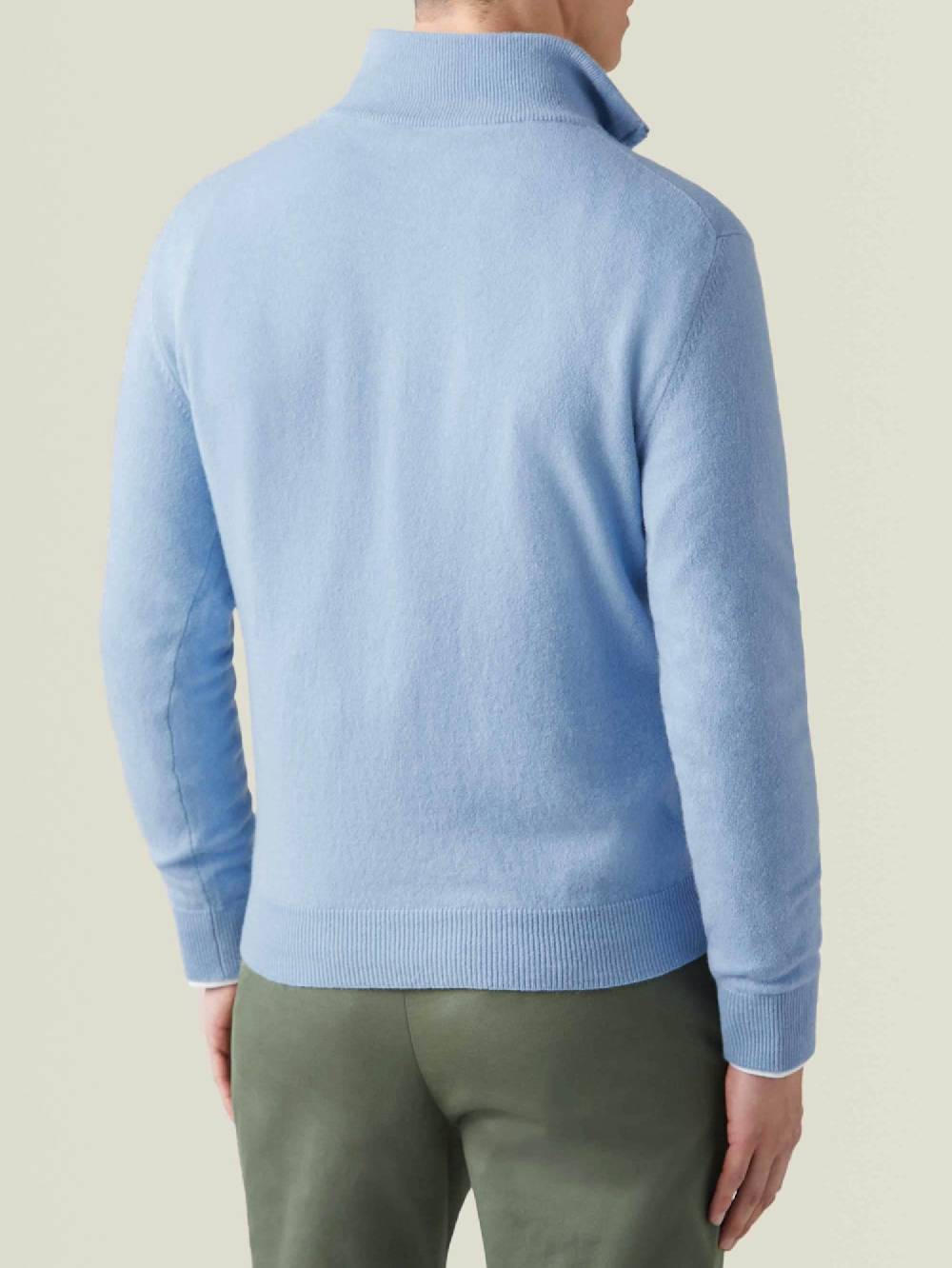 Luca Faloni Mezzocollo con Zipcashmere a 2 fili Vendita Economica