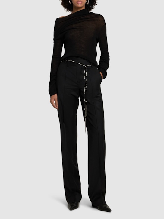 Luisaviaroma Pantaloni vita asimmetrica Vanja Saldi Di Fabbrica
