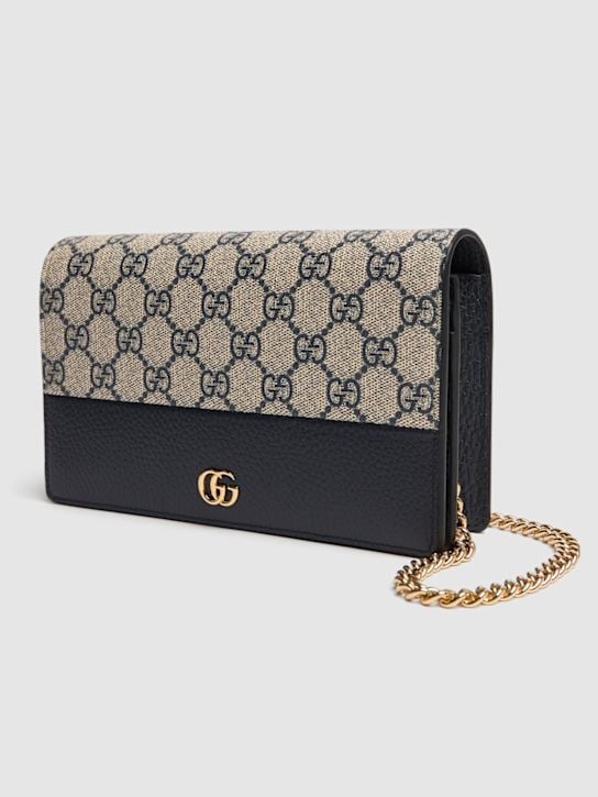 Luisaviaroma Borsa mini GG Marmont in tela con catena Moda