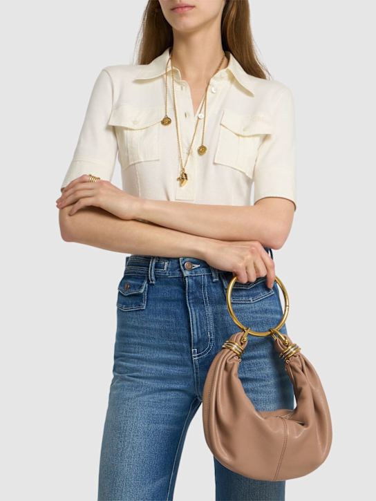 Luisaviaroma Borsa Bracelet in pelle martellata lucida Prezzo Ridotto
