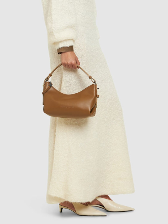 Luisaviaroma Borsa media in pelle martellata Outlet