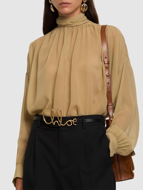 Luisaviaroma Cintura in pelle C Chloe Outlet