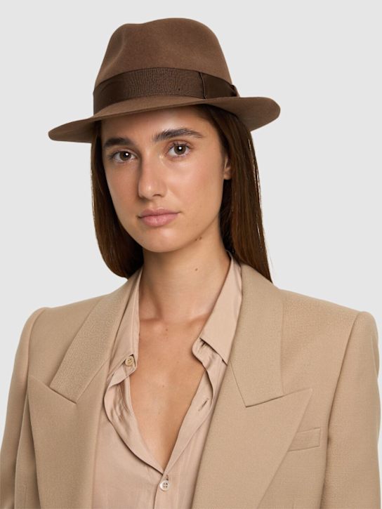 Luisaviaroma Cappello fedora in feltro pettinato Hotsell