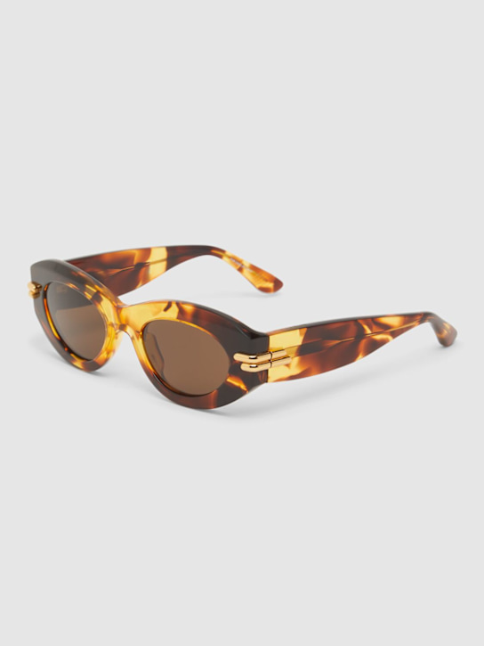 Luisaviaroma Occhiali da sole ovali in acetato BV1322S Mitre In Saldo