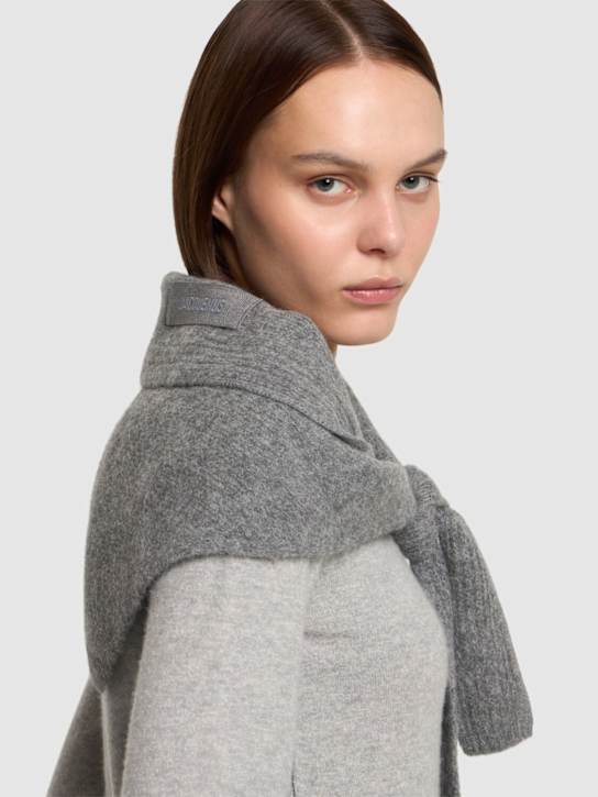 Luisaviaroma Sciarpa Les Chale Gros Grain in misto alpaca Italia