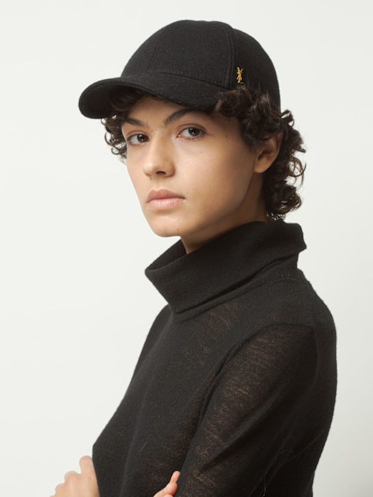 Luisaviaroma Cappello baseball in misto lana I Più Venduti