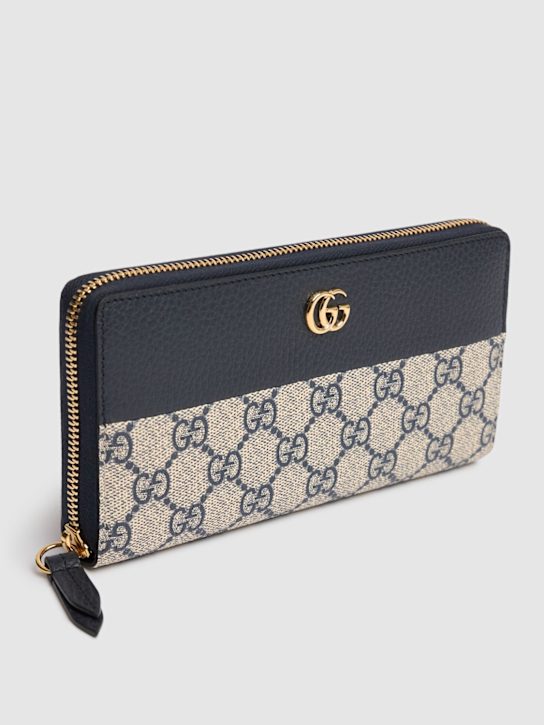 Luisaviaroma Portafoglio in tela GG Marmont con zip Moda