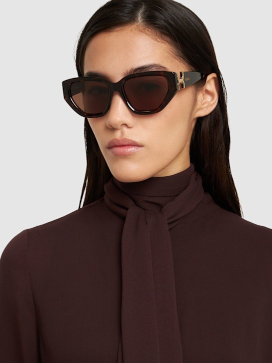 Luisaviaroma Occhiali da sole cat-eye Marcie in bio-acetato In vendita