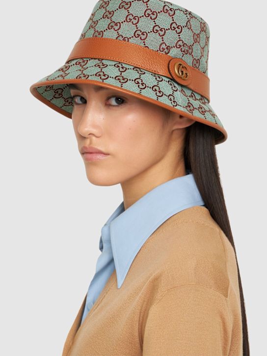 Luisaviaroma Cappello bucket in tessuto GG Vendite Flash