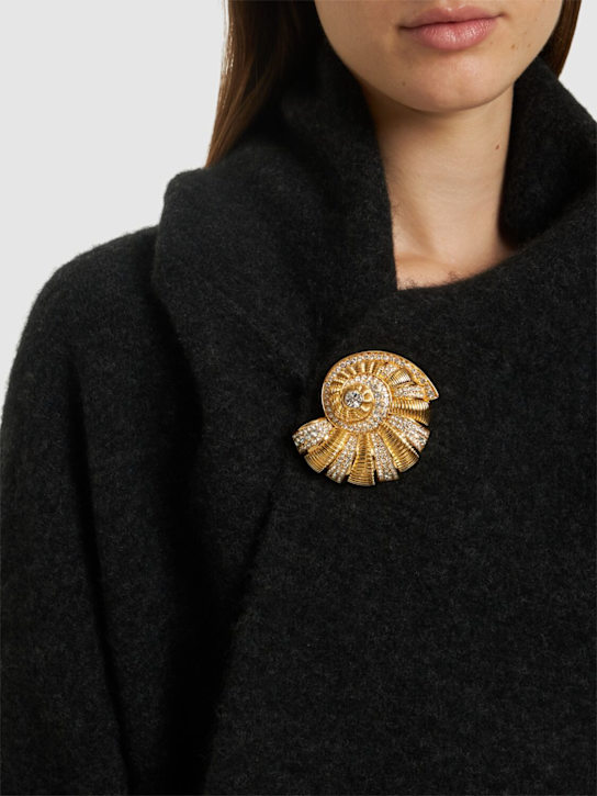 Luisaviaroma Spilla Snail con cristalli Spedizione Gratuita