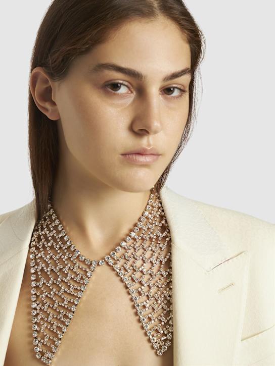 Luisaviaroma Collo Tricot con cristalli Economico