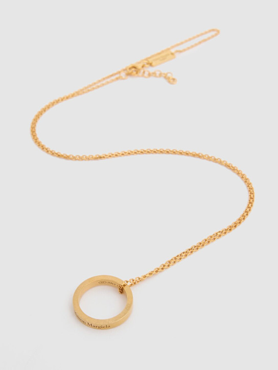 Luisaviaroma Collana con charm e logo inciso Offerta Giorno del Papà