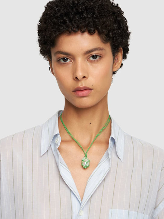 Luisaviaroma Collana in cotone con perla Grandi sconti