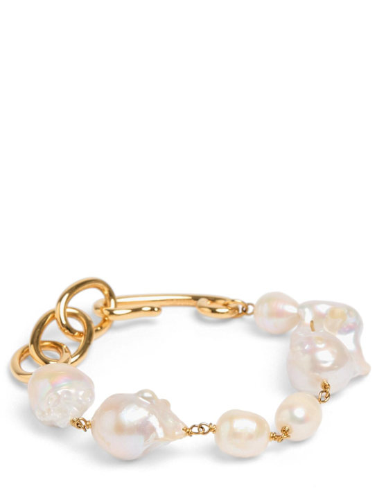 Luisaviaroma Bracciale a catena Grainy con perle Offerte speciali