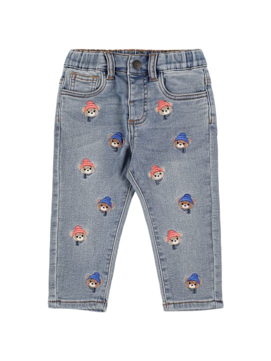 Luisaviaroma Jeans in cotone stretch con ricami Duty-free