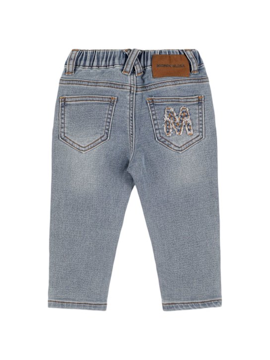 Luisaviaroma Jeans in cotone stretch con ricami Duty-free