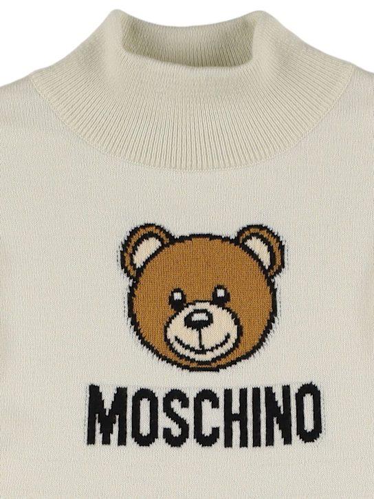 Luisaviaroma Vestito in maglia di cotone e lana / stampa Italy