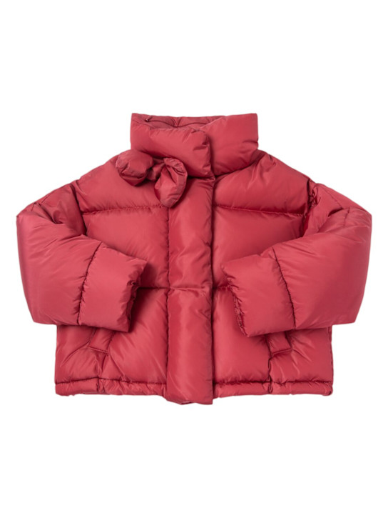 Luisaviaroma Piumino in nylon con cappuccio In Linea