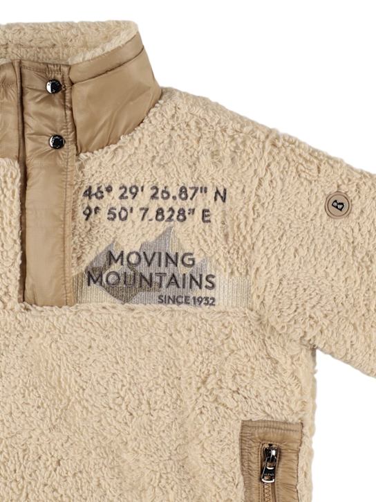 Luisaviaroma Felpa Paulo in teddy con stampa Spedizione Gratuita