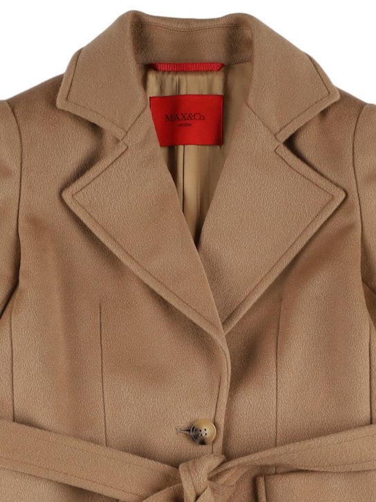 Luisaviaroma Cappotto in lana con cintura Qualità Garantita