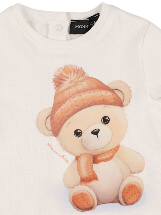 Luisaviaroma T-shirt in jersey di cotone e pantaloni in teddy Sconto di tempo limitato