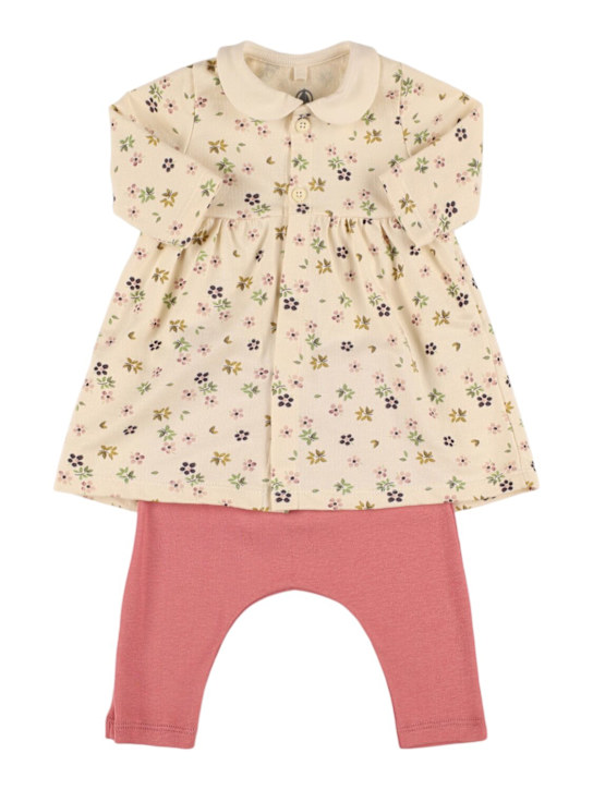 Luisaviaroma Vestito e leggings in cotone con stampa