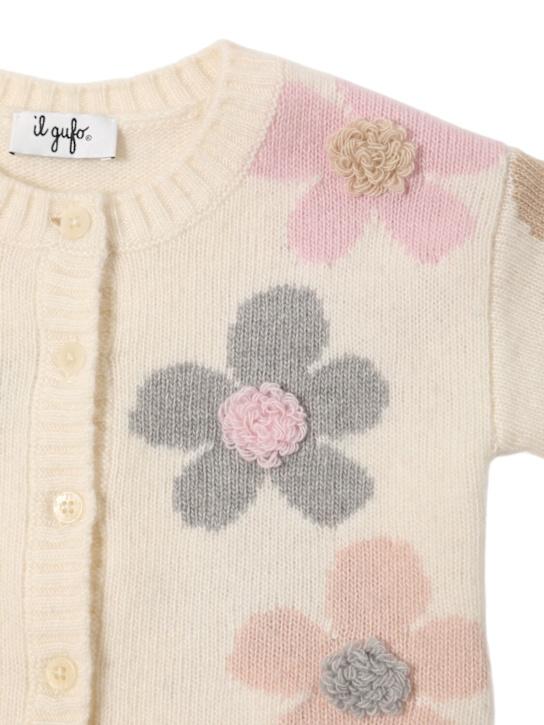 Luisaviaroma Cardigan in maglia di lana jacquard Lightning offer