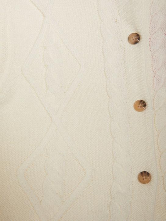 Luisaviaroma Cardigan in maglia di misto lana Offerte stagionali