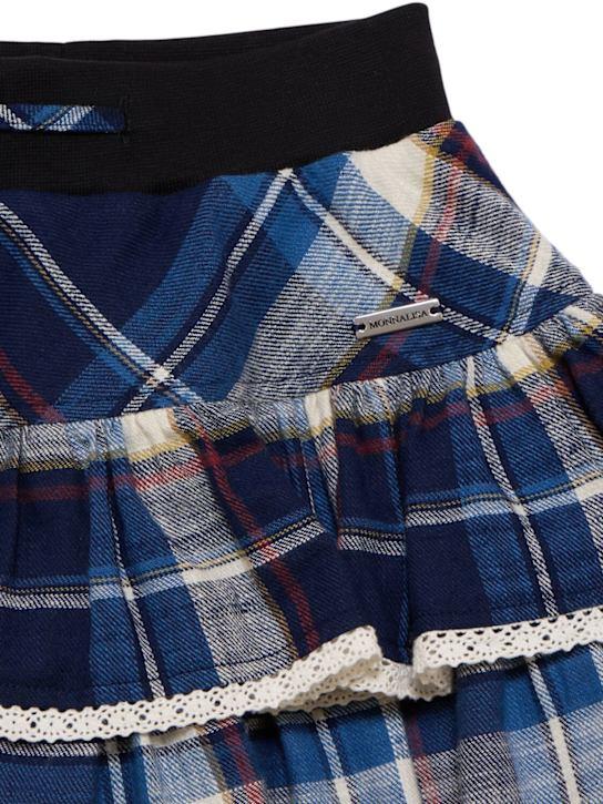 Luisaviaroma Gonna in cotone stampa quadri Liquidazione