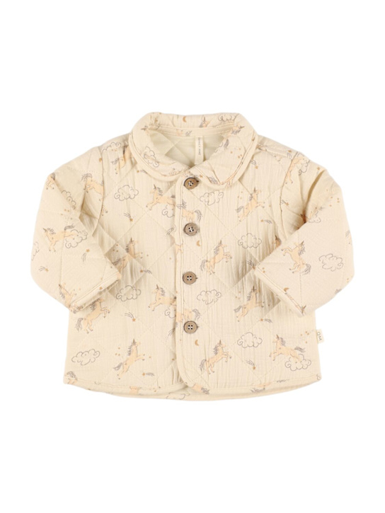 Luisaviaroma Giacca in cotone organico stampato Offerte speciali