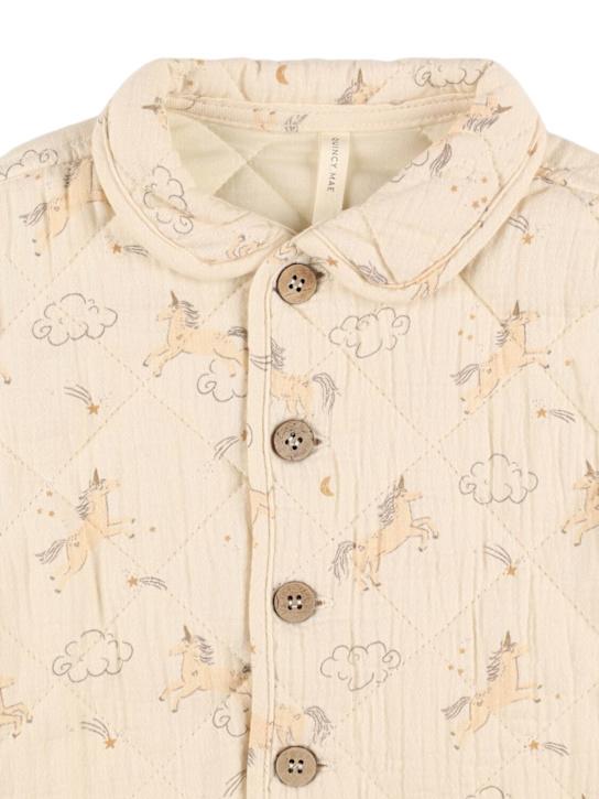 Luisaviaroma Giacca in cotone organico stampato Offerte speciali