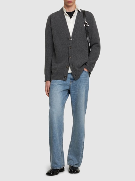 Luisaviaroma Cardigan in lana washed Rilascio limitato