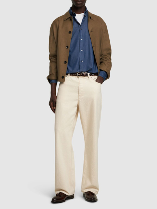Luisaviaroma Camicia regular in cotone leggero Promozione