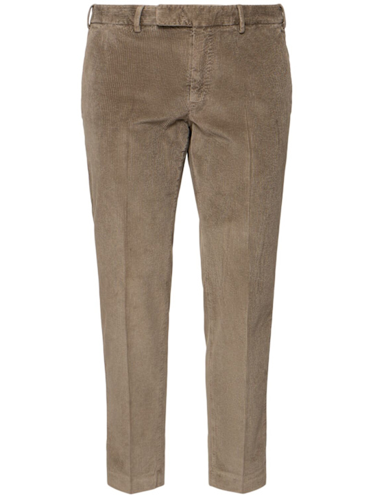 Luisaviaroma Pantaloni Rebel in millerighe stretch Presa