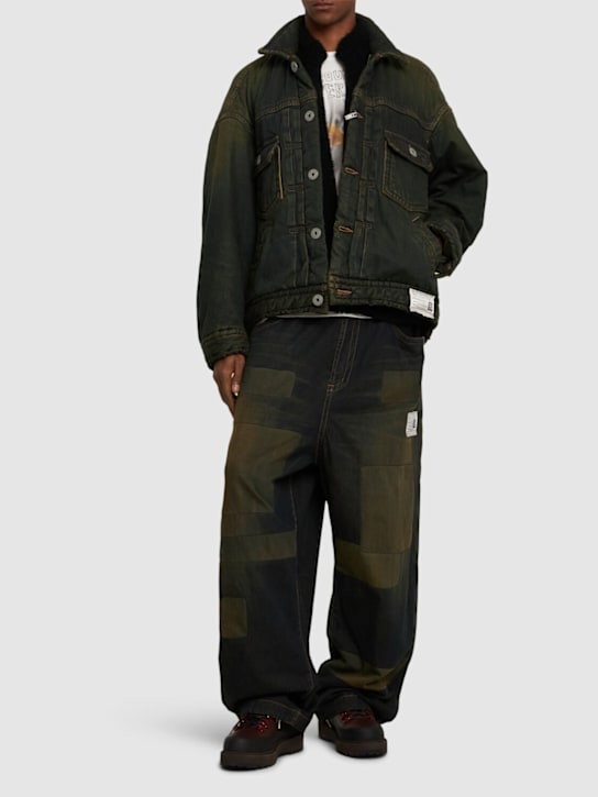 Luisaviaroma Piumino in denim Nuova