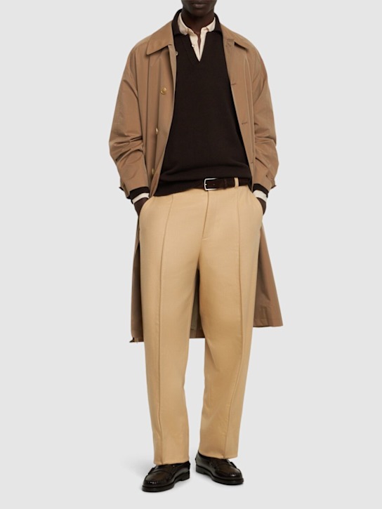 Luisaviaroma Pantaloni Trofeo in lana e cashmere Online Outlet